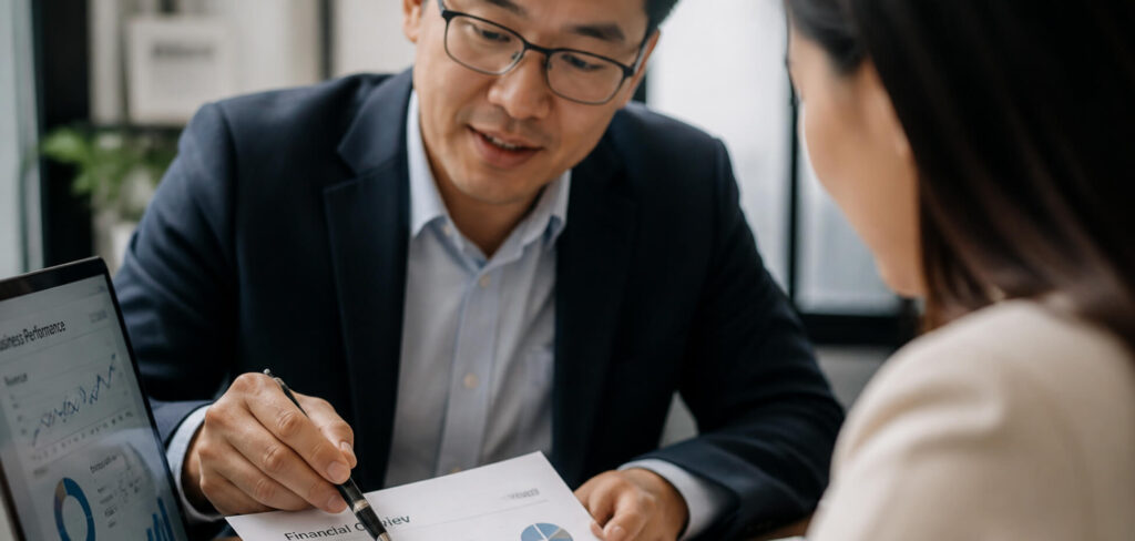 Reviewing a CCRIS credit report with a MET Advisory consultant